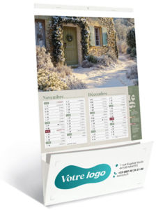 Calendriers publicitaires jardins vide poche, Gardens 5