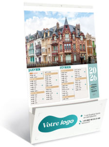 Calendriers publicitaires maisons, Habitat Région