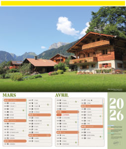 Calendriers publicitaires régions, Habitat Régional 1