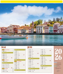 Calendriers publicitaires régions, Habitat Régional 2