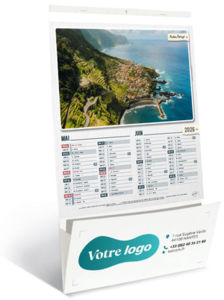Calendriers publicitaires vide poche, Sites du Monde 2