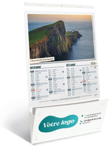 Calendriers publicitaires vide poche, Sites du Monde 5