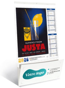 Calendriers publicitaires vide poches, Affiches 1