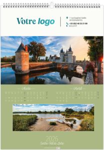 Calendrier entreprise paysages 2025 3