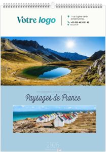 Calendrier entreprise paysages 2025 7