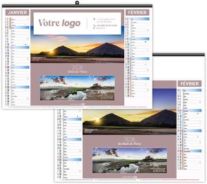 Calendrier entreprise paysages 2025 9