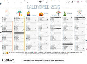 Evénements - Calendrier Personnalisé 2