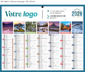 Petit calendrier publicitaire, Mini Planète 1