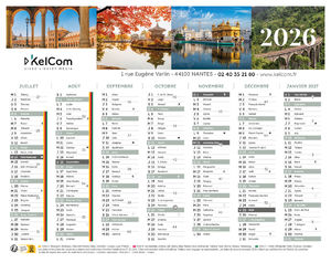 Voyages - Calendrier Personnalisé 4