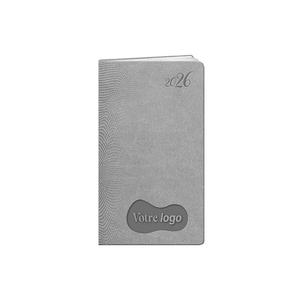 Agenda personnalisé de poche : Agenda personnalisé Faro small Gris Clair
