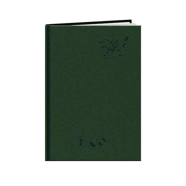 Agenda personnalisé semainier : Agenda personnalisé Eco medium Vert foncé 4