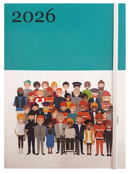 Agenda publicitaire 100% perso : Agenda publicitaire couverture souple reliure brochée Toutes 1