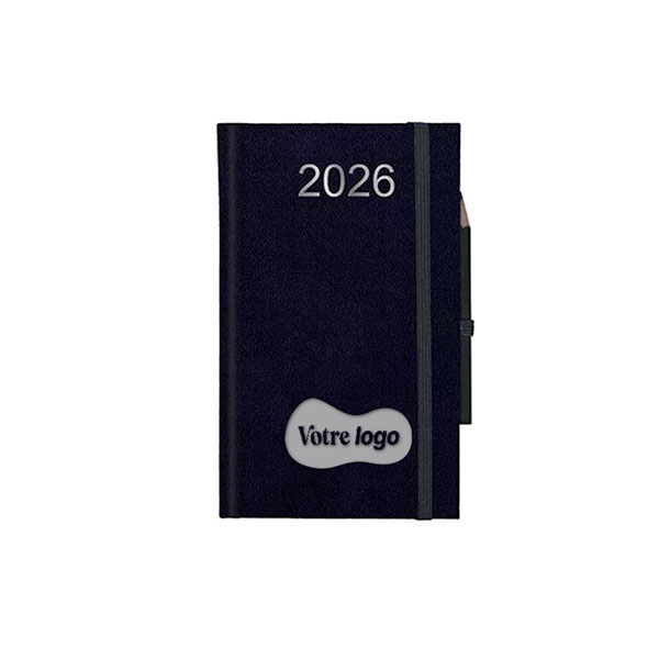 Agenda publicitaire entreprise : Agenda entreprise chantier Bleu marine