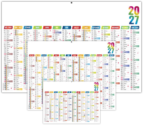 Calendrier bancaire entreprise Casimir 2027