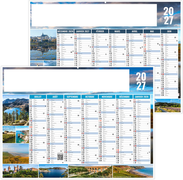 Calendrier bancaire entreprise Julien 2027