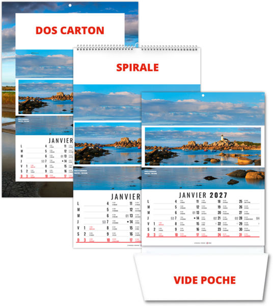 Calendrier illustré entreprise Céline 2027