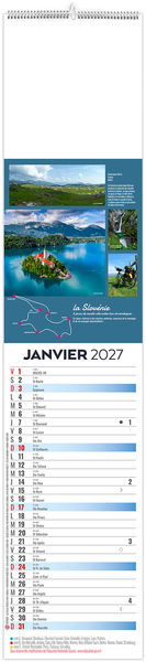 Calendrier illustré entreprise Languette Voyage 2027