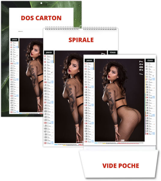 Calendrier illustré personnalisé Carmen 2027