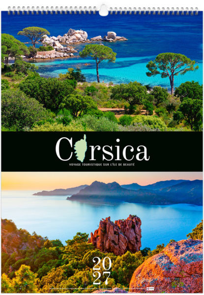 Calendrier illustré personnalisé Corsica 2027
