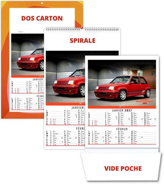 Calendrier illustré personnalisé Gilles 2027