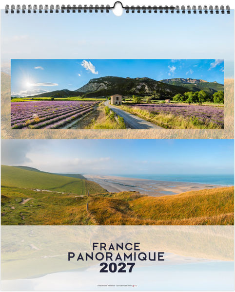 Calendrier illustré personnalisé La France Panoramique 2027