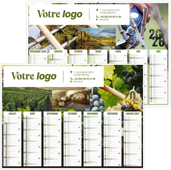 Calendrier personnalisable aymeric 2026