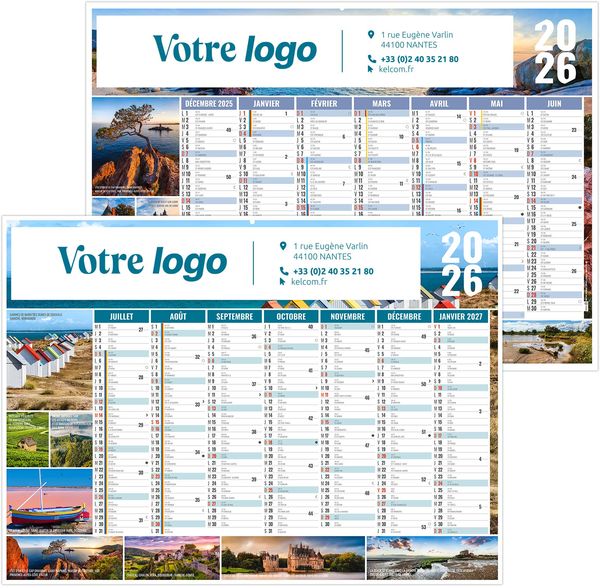 Calendrier personnalisable julien 2026