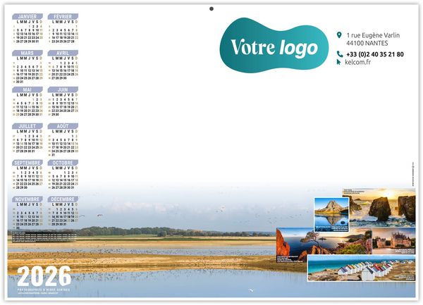 Calendrier personnalisable XXL effaçable tour de france 2026