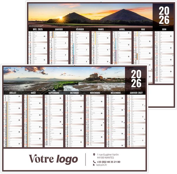 Calendrier personnalisé liberté haut de france 2026