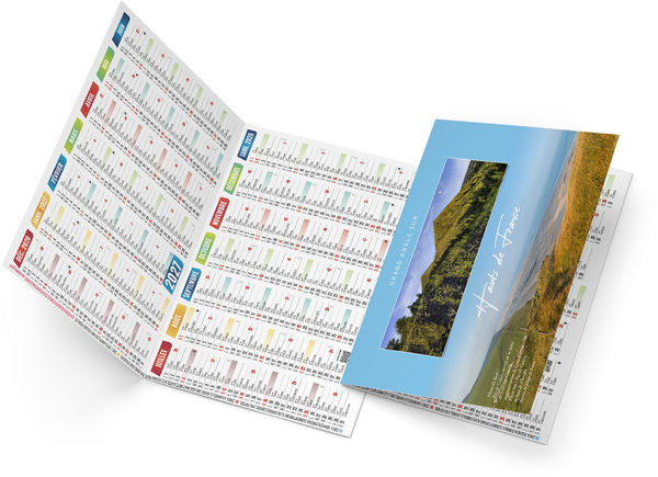 Calendrier poche personnalisable Christian 2027