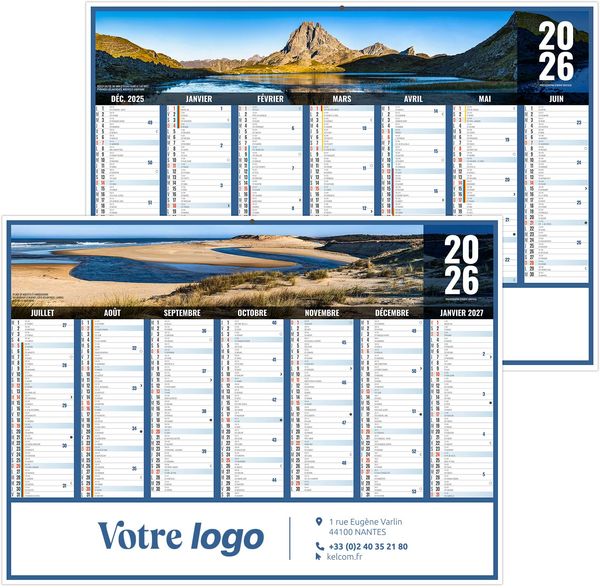 Calendrier publicitaire liberté nouvelle aquitaine 2026