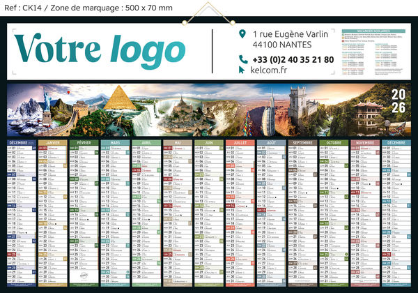Calendriers entreprise, Maxi Aventures