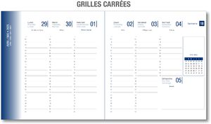 Agenda personnalisable photo : Agenda personnalisable couverture rigide reliure spirale Wire'o Toutes 6