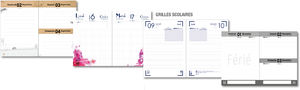Agenda personnalisable photo : Agenda personnalisable couverture rigide reliure spirale Wire'o Toutes 7
