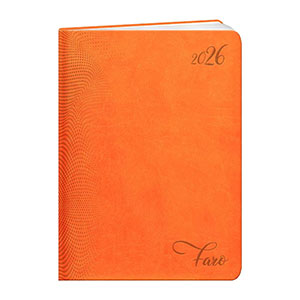 Agenda publicitaire semainier : Agenda publicitaire Faro medium Orange 7