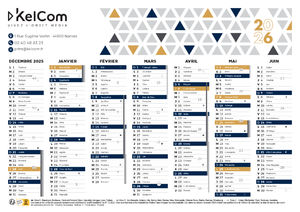 Mosaïque - calendrier personnalisé 3