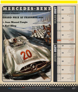 Bloc calendriers publicitaires, Affiches 1