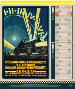 Bloc calendriers publicitaires, Affiches 2