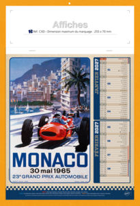 Bloc calendriers publicitaires, Affiches