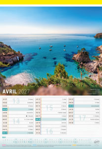 Bloc illustré publicitaire, Paysage de France 3