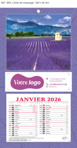Blocs calendriers publicitaires paysage, Campagne 1