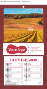 Blocs calendriers publicitaires paysage, Campagne 3