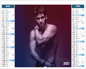 Calendrier 2 en 1 entreprise Corps 2027 2