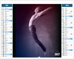 Calendrier 2 en 1 entreprise Corps 2027 3