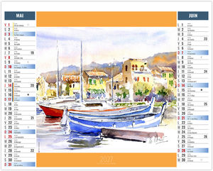 Calendrier 2 en 1 entreprise Lavis 2027 3