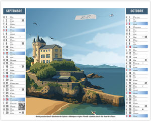 Calendrier 2 en 1 personnalisable Découvertes 2027 5