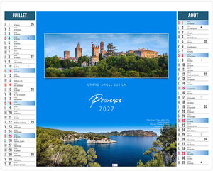 Calendrier 2 en 1 personnalisable Échappées 2027 4