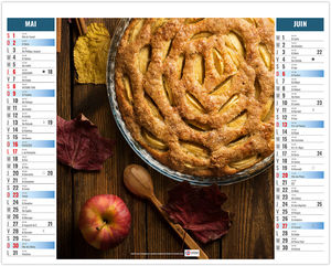 Calendrier 2 en 1 personnalisable Fooding 2027 3
