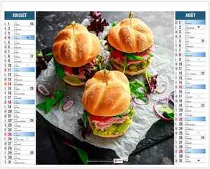 Calendrier 2 en 1 personnalisable Fooding 2027 4