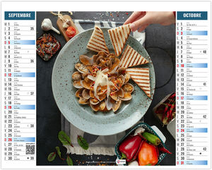 Calendrier 2 en 1 personnalisable Fooding 2027 5
